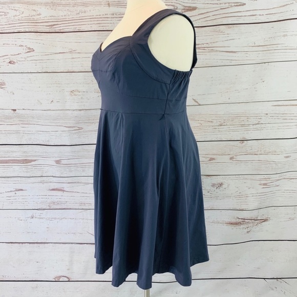 Torrid grey fit and flare denim feel material - Picture 5 of 12